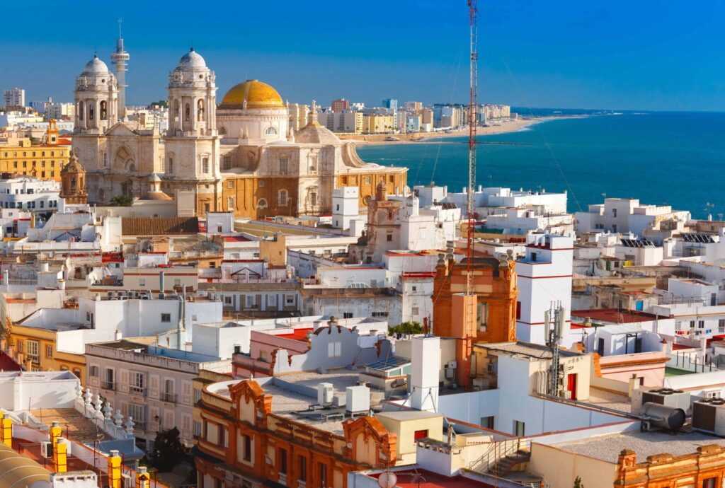 Vistas Cádiz desde Torre Tavira
